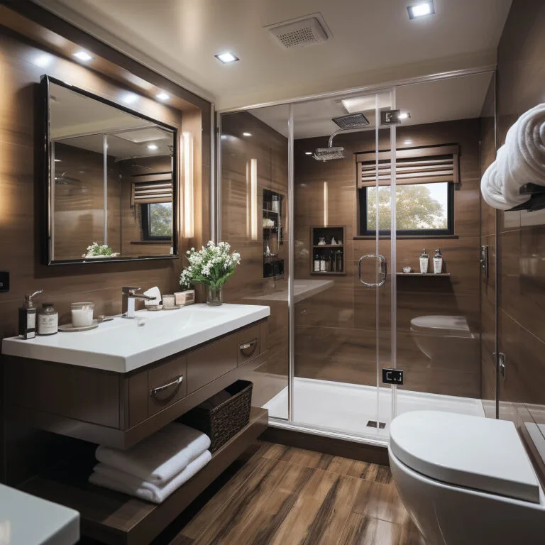 small bathroom remodel with showe